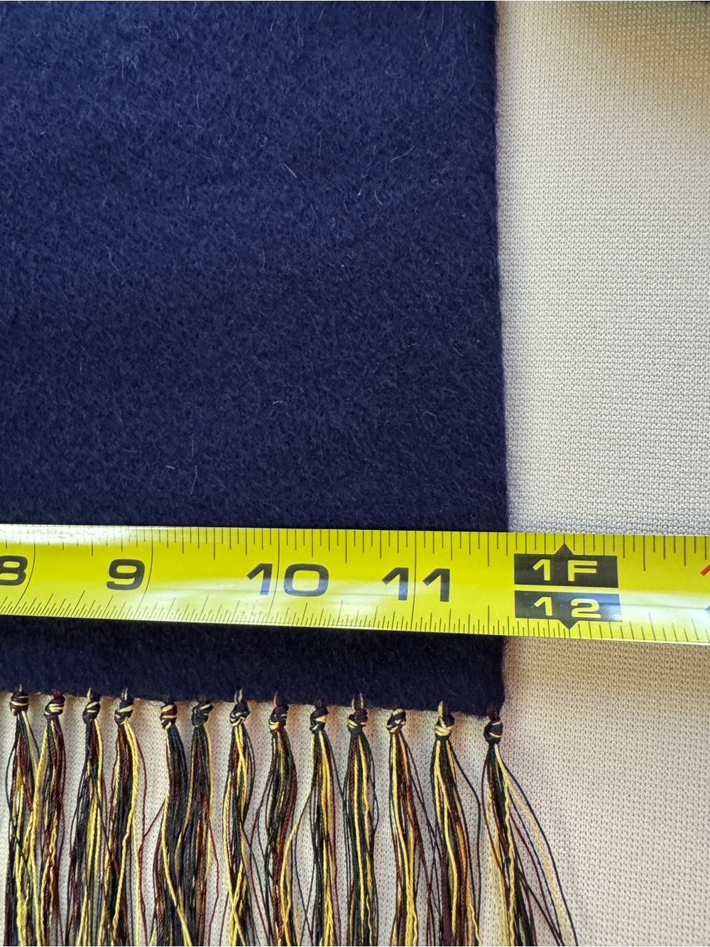 Vintage Dunhill Reversible Cashmere Silk Scarf - Picture 8 of 16